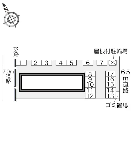 高岡市石瀬 月極駐車場